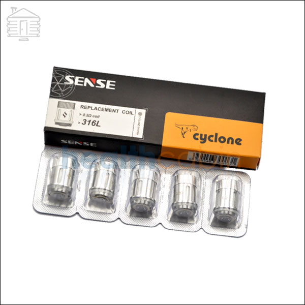 5pc 316L SS Coils for Sense Cyclone Tank Atomizer